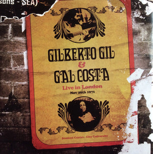 Gilberto Gil e Gal Costa — Live in London 71 (LP Vinyl Record, sealed)