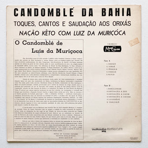 Luiz Da Muriçóca — Candomblé Da Bahia (LP Vinyl Record, used)