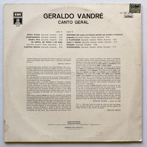 Geraldo Vandré — Canto Geral (LP Vinyl Record, used)