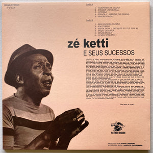 Zé Keti — Zé Ketti E Seus Sucessos (LP Vinyl Record, used)